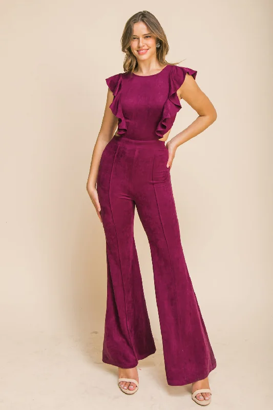 Outfits For Girls SENSATIONAL SWEETHEART SUEDE JUMPSUIT