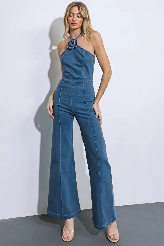 Chic Casual Wardrobe Essentials CALL ME LOVELY DENIM JUMPSUIT