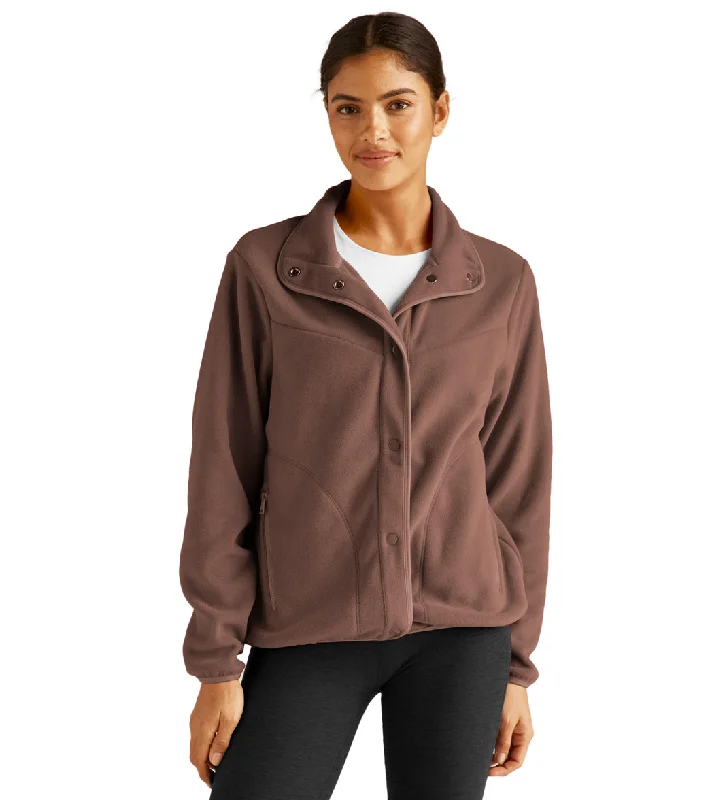 Exclusive Discount Beyond Yoga Tranquility Jacket Nutmeg