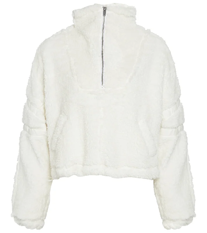 Sale Clothes Online Free People Nantucket Fleece Pullover Ivory