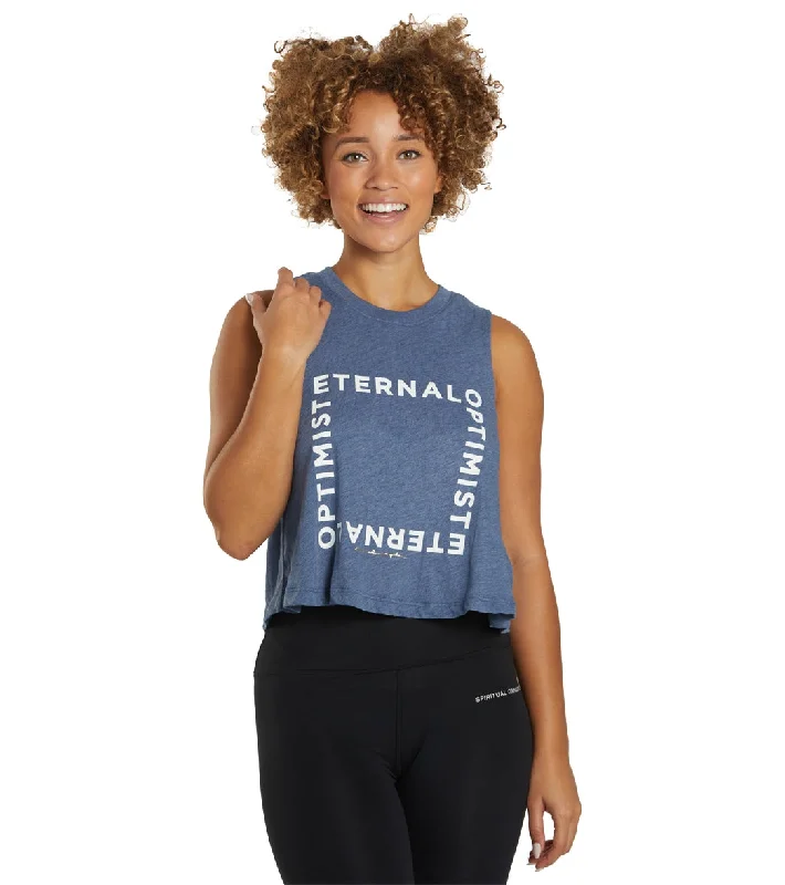 Hot Picks Spiritual Gangster Eternal Optimist Crop Tank