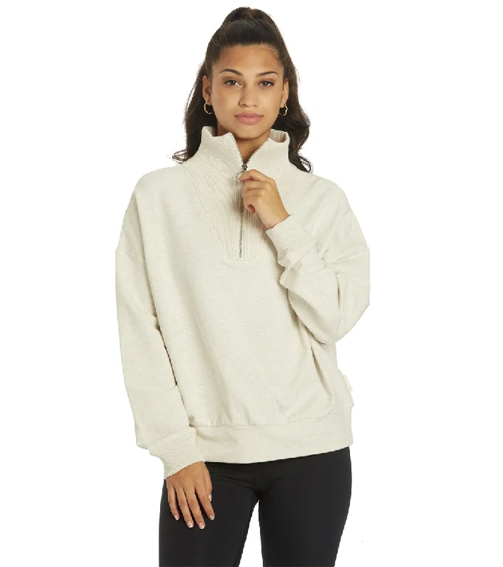 Trendsetter's Closet Varley Miller Sweatshirt Ivory Marl