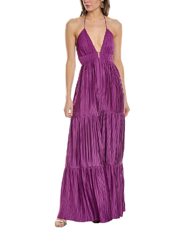 Fashion Essentials ba&sh Pleated Maxi Dress