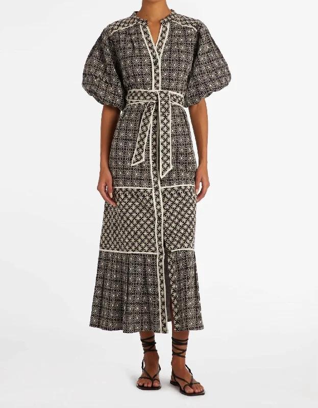 Women's High Street Fashion Henna Dress In Cocoa Blossom