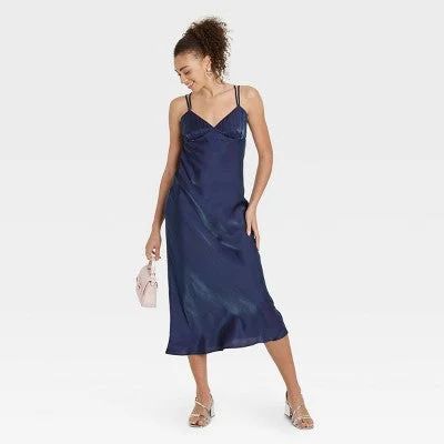 Effortless Everyday Wear New - Women's Iridescent Maxi Slip Dress - Wild Fable