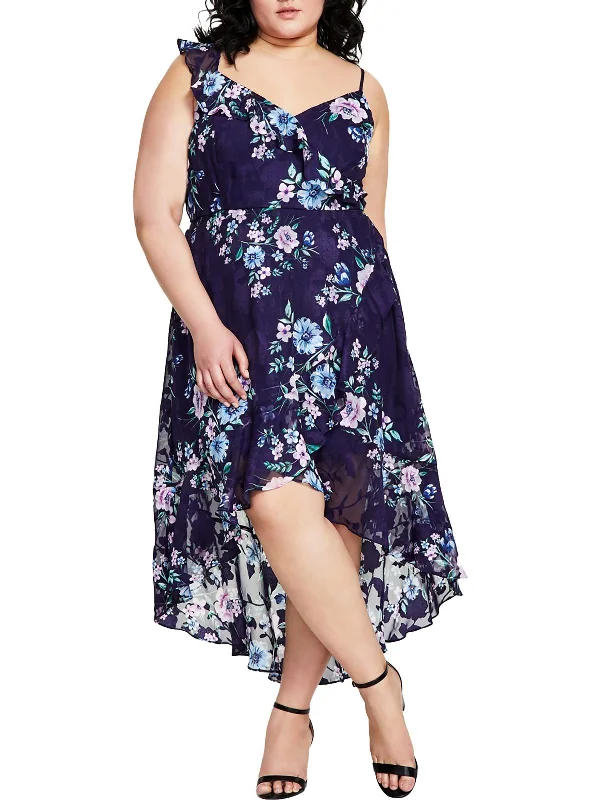 Women's Fashion Essentials Plus Womens Daytime Hi-Low Sundress