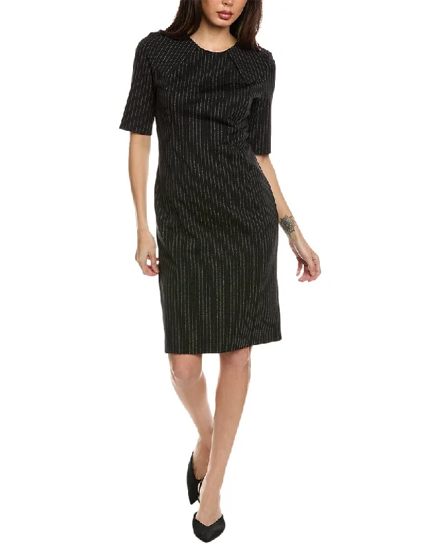 Casual Fashion Trends for Women St. John Pinstripe Sheath Dress