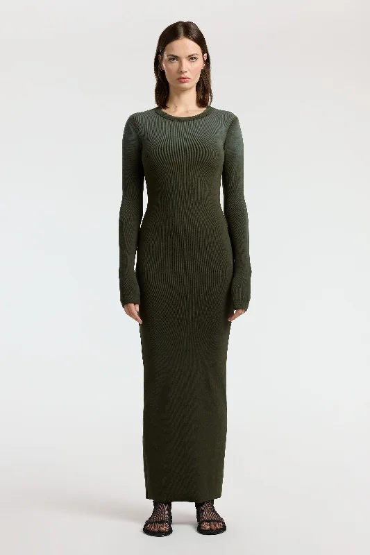 Embrace New Fashion Verona Crewneck Maxi Dress