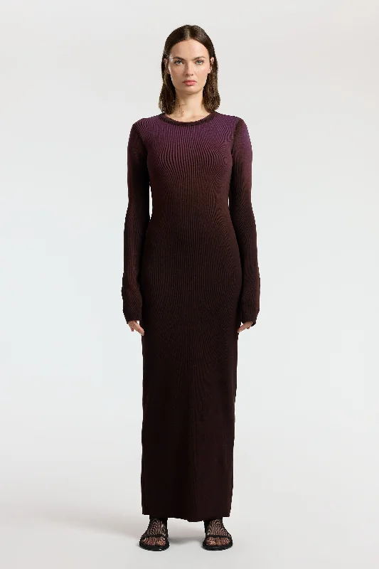 Exclusive Designer Collection Verona Crewneck Maxi Dress