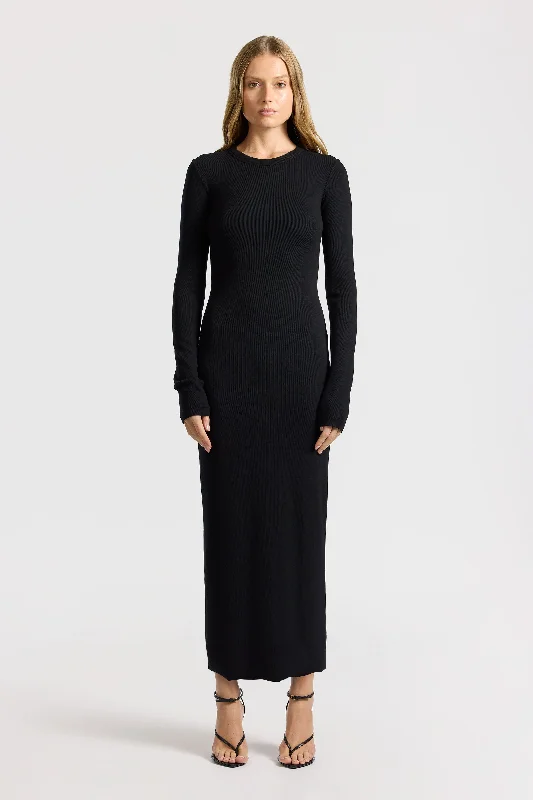 Luxury Fashion Verona Crewneck Maxi Dress