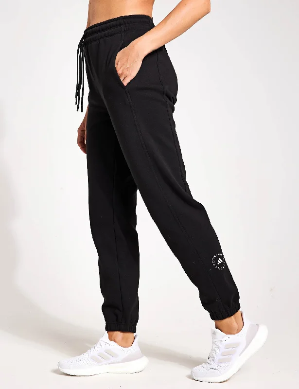 Women's Evening Wear Regular Joggers - Black