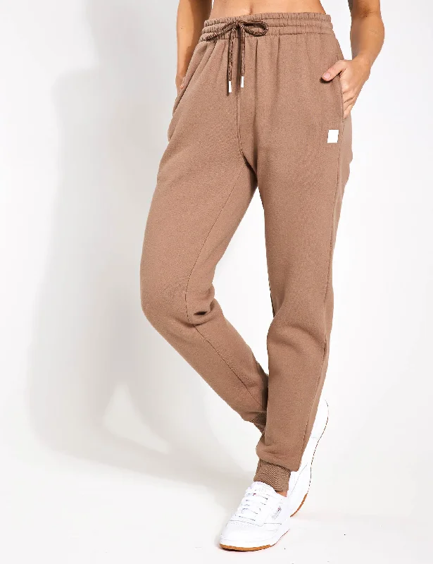 Outfits For Women Millie Slim Fleece Track Pant - Taupe