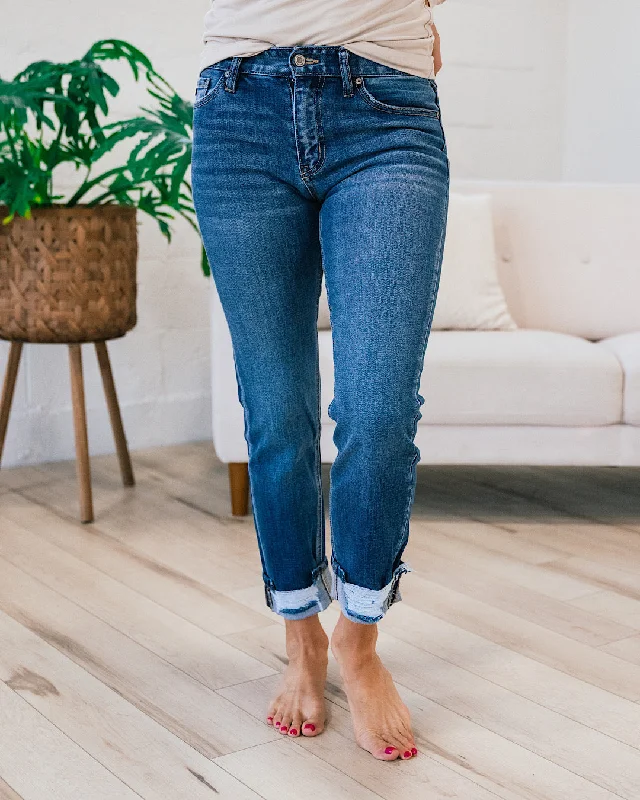 Premium Fashion KanCan Georgia Straight Cuffed Hem Jeans FINAL SALE