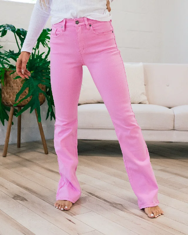 Chic And Trendy KanCan Love Me For Me Pink Bootcut Jeans