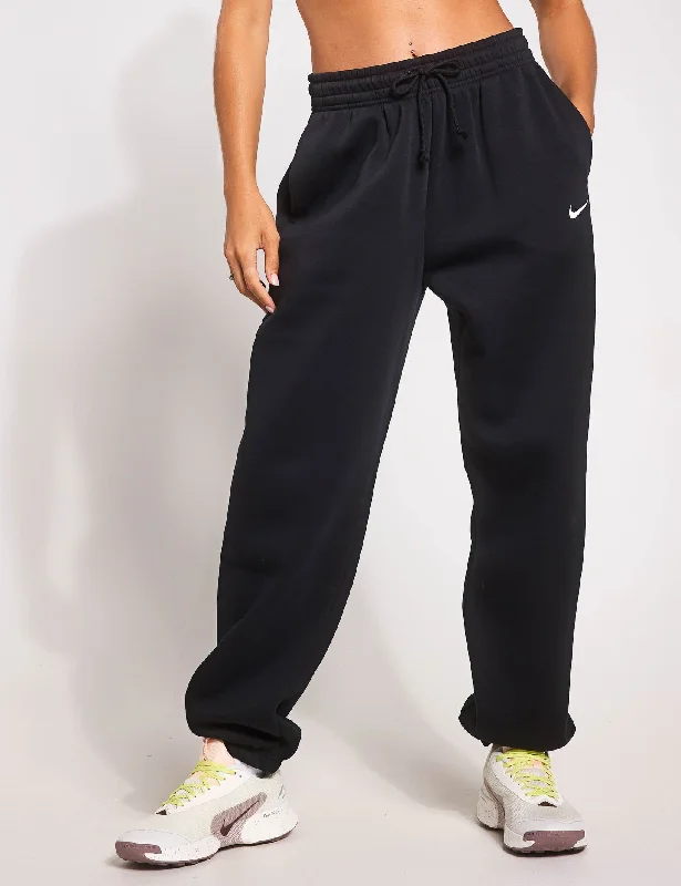 Wardrobe Upgrade Sportswear Phoenix Fleece Oversized Sweatpants - Black/Sail