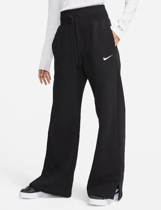 Easygoing Women's Style Sportswear Phoenix Fleece Tracksuit Bottoms - Black/White