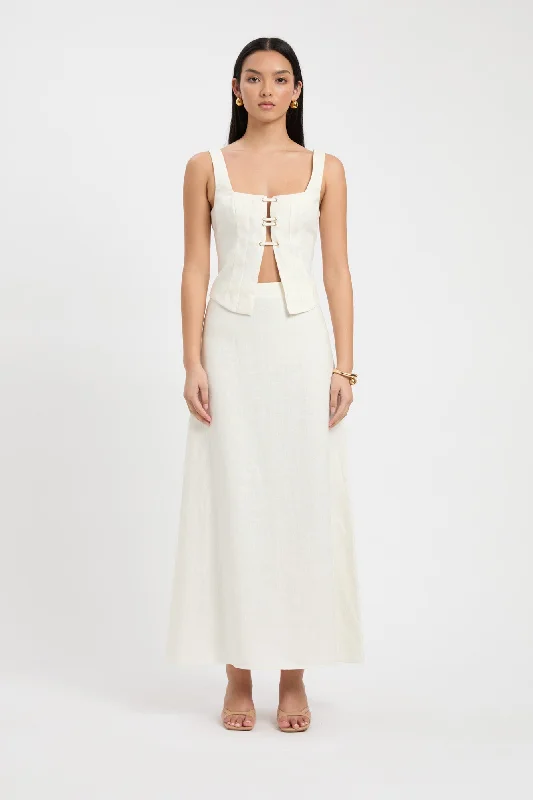 Chic Trend Collection Palm Maxi Skirt