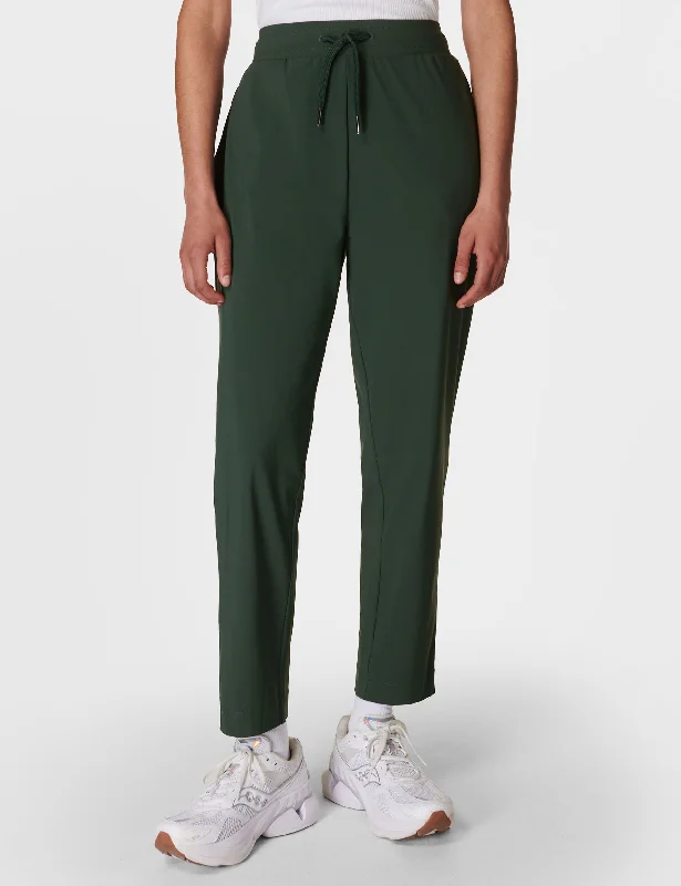 Casual Chic Explorer Side Stripe Trouser - Trek Green