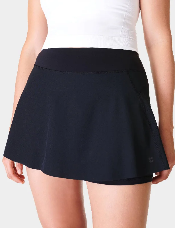 Plus Size Women Wear Swift Running Skort - Black