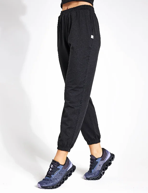 Fashionable Casual Tops Boyfriend Jogger - Black Heather