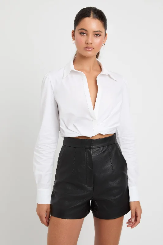 Exclusive Sale Wren Leather Short